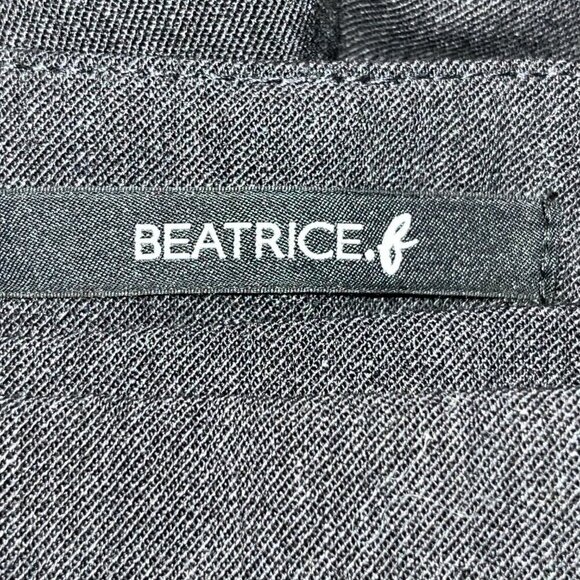 BEATRICE B Made in Italy Women's Wool Blend Trouser Slack Pants Charcoal EUC - 8 - Picture 8 of 13